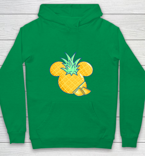 Disney Mickey Friends Mickey Pineapple Logo Youth Hoodie 4