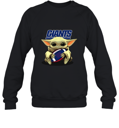 Baby Yoda Loves The New York Giants Star Wars NFL Sweatshirt