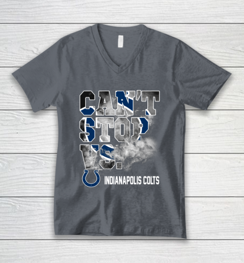 NFL Indianapolis Colts Can't Stop Vs V-Neck T-Shirt 4