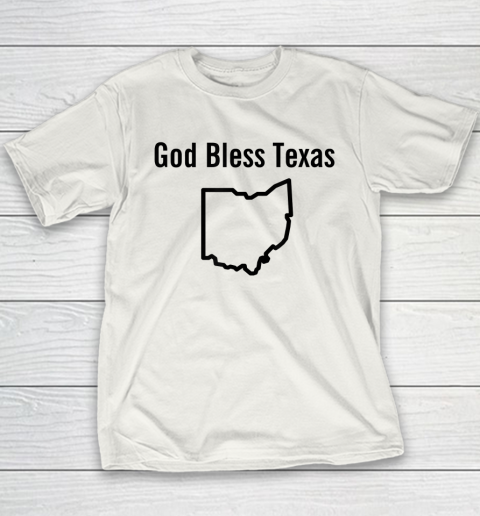 God Bless Texas Ohio Youth T-Shirt
