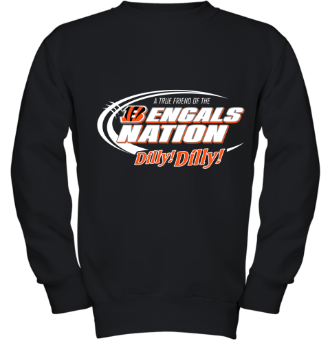 A True Friend Of The Bengals Nation Youth Sweatshirt
