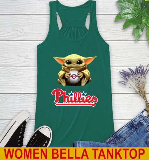 MLB Baseball Philadelphia Phillies Star Wars Baby Yoda Shirt 43