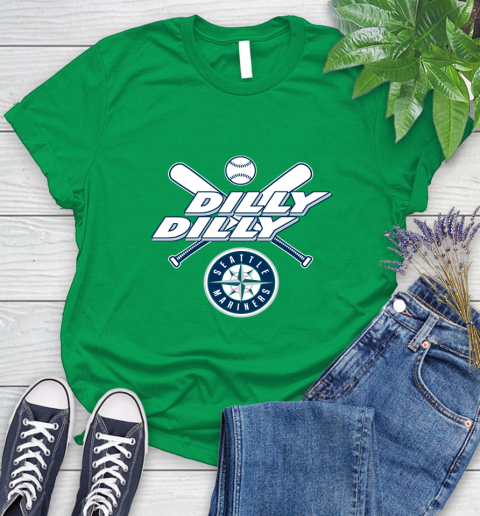 MLB Seattle Mariners Dilly Dilly Baseball Sports Women's T-Shirt 6