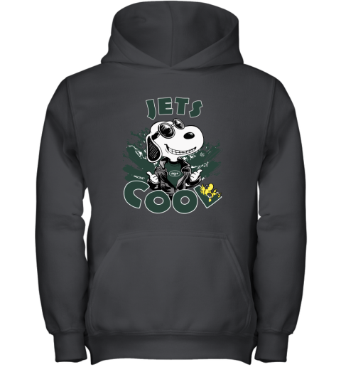 New York Jets Snoopy Joe Cool We're Awesome Youth Hoodie