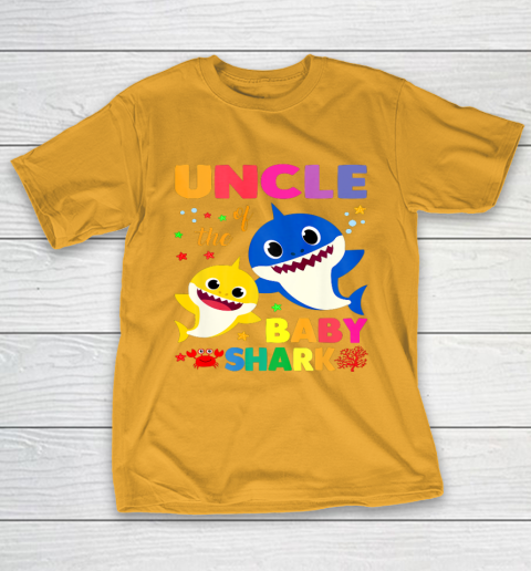 Uncle Of The Baby Shark Birthday Uncle Shark Shirt T-Shirt Uncle Of The Baby Shark Birthday Uncle Shark Shirt T-Shirt