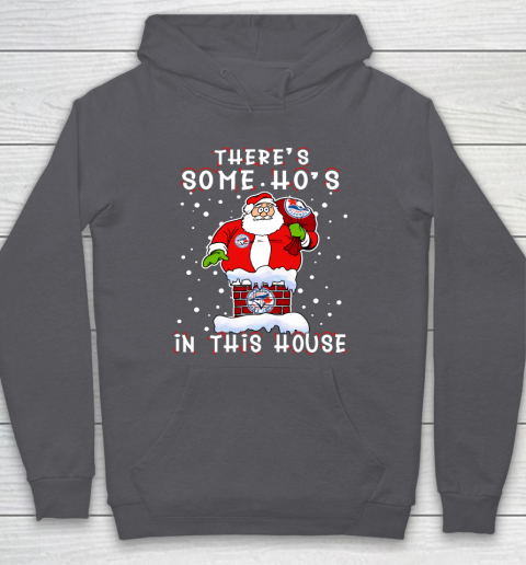Toronto Blue Jays Christmas There Is Some Hos In This House Santa Stuck In The Chimney MLB Hoodie 4