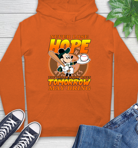 Oakland Athletics MLB Baseball Mickey Disney Never Lose Hope Hoodie 4