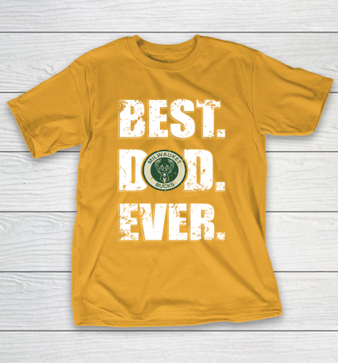 NBA Milwaukee Bucks Basketball Best Dad Ever Family Shirt T-Shirt 2