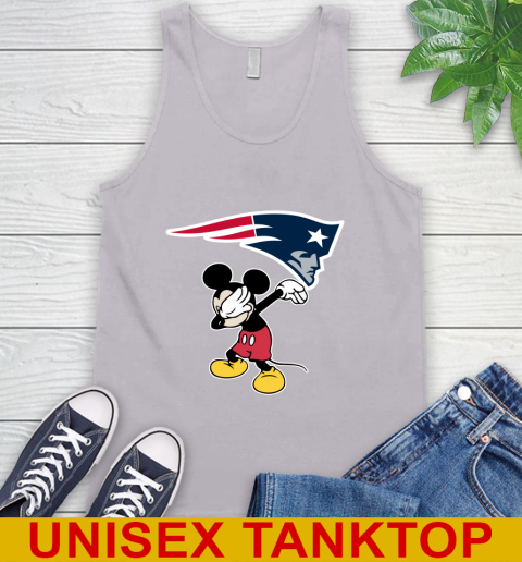New England Patriots NFL Football Dabbing Mickey Disney Sports Tank Top 4