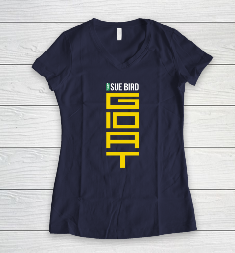 Sue Bird Goat Women's V-Neck T-Shirt 7