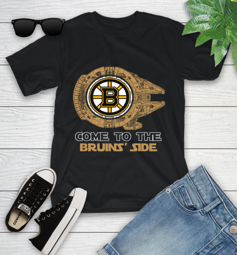 NHL Come To The Boston Bruins Wars Hockey Sports Youth T-Shirt