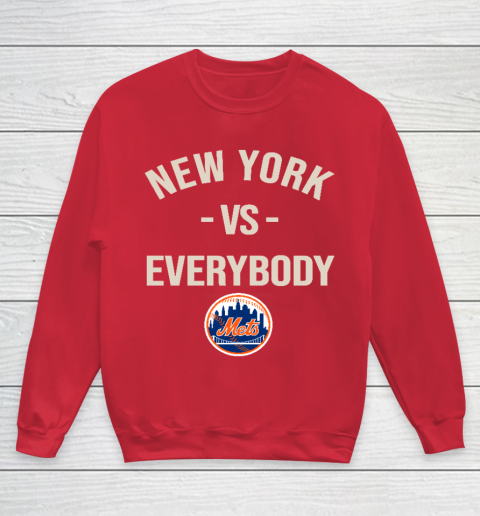 New York Mets Vs Everybody Youth Sweatshirt 7