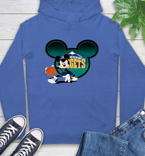 NBA Denver Nuggets Mickey Mouse Disney Basketball Hoodie 9