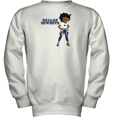 Betty Boop Dallas Cowboys Youth Sweatshirt