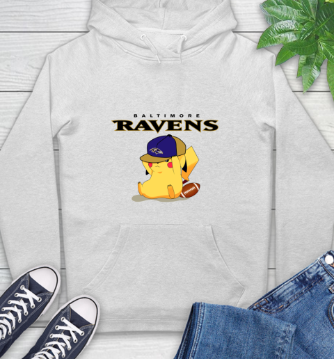 NFL Pikachu Football Sports Baltimore Ravens Hoodie