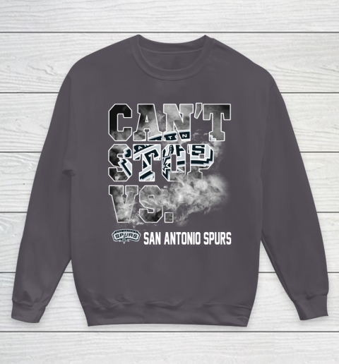NBA San Antonio Spurs Basketball Can't Stop Vs Youth Sweatshirt 5