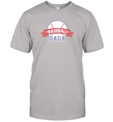 fe5j baseball papa shirt sport coach gifts dad ball jersey t shirt 60 front ash