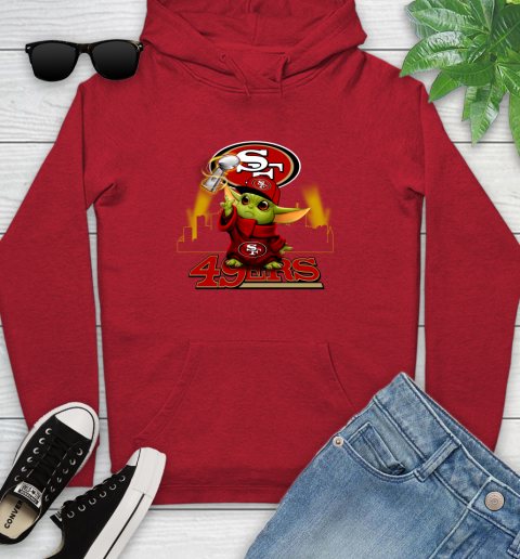 Super Bowl Baby Yoda Loves The San Francisco 49ers Star Wars NFL Shirts 132