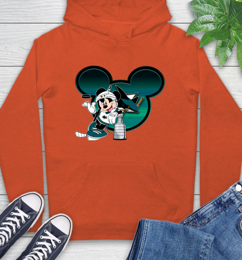 NHL San Jose Sharks Stanley Cup Mickey Mouse Disney Hockey T Shirt Hoodie 5