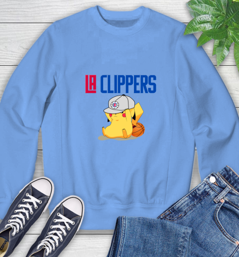 NBA Pikachu Basketball Sports Los Angeles Clippers Sweatshirt 11