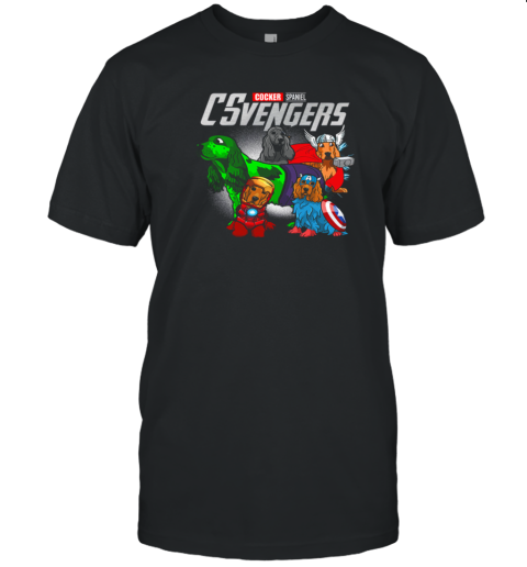 Cocker Spaniel CSvengers Marvel Avengers Endgame T-Shirt