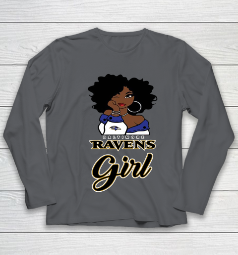 Baltimore Ravens Girl NFL Youth Long Sleeve 8