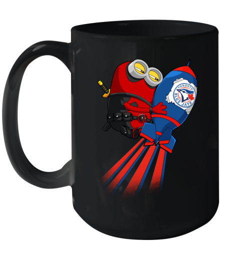 MLB Baseball Toronto Blue Jays Deadpool Minion Marvel Shirt Ceramic Mug 15oz