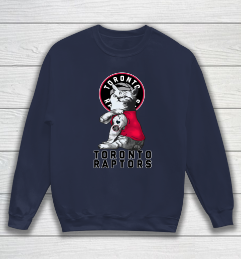 NBA Basketball My Cat Loves Toronto Raptors Sweatshirt 2