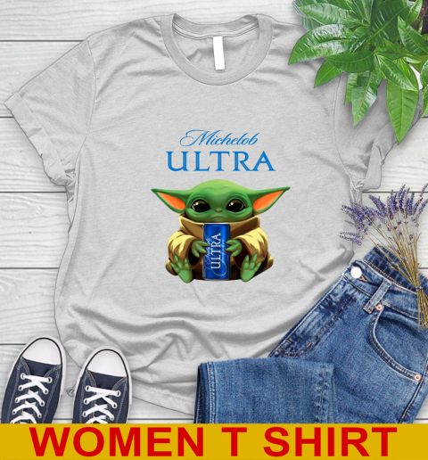 Star Wars Baby Yoda Hugs Michelob Ultra Beer Shirt 89