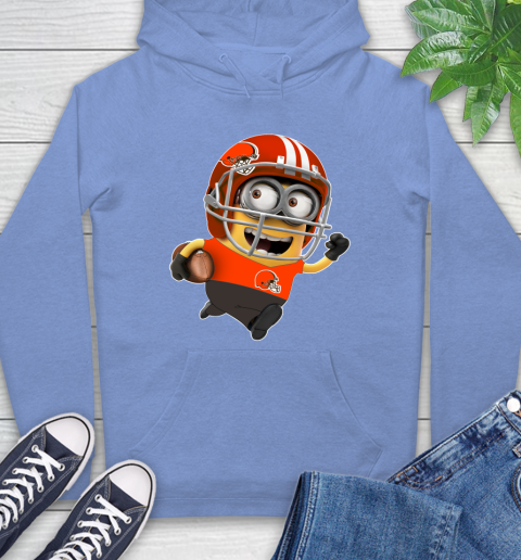 NFL Cleveland Browns Minions Disney Football Sports Hoodie 11