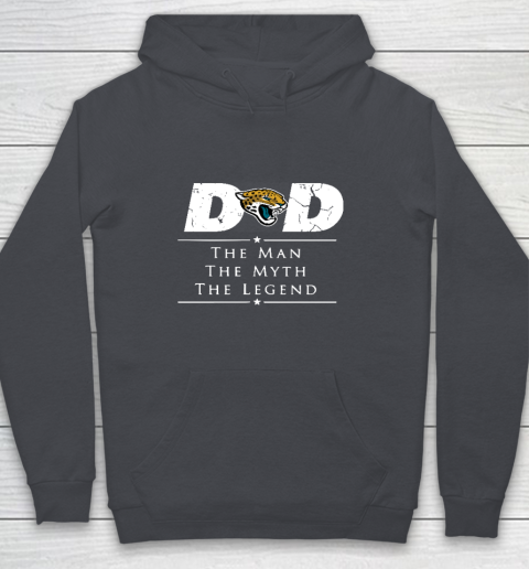 Jacksonville Jaguars NFL Football Dad The Man The Myth The Legend Youth Hoodie 5