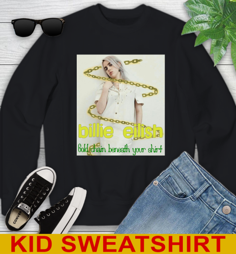 Billie Eilish Gold Chain Beneath Your Shirt 263