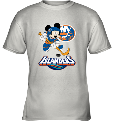 NHL Hockey Mickey Mouse Team New York Islanders Youth T-Shirt