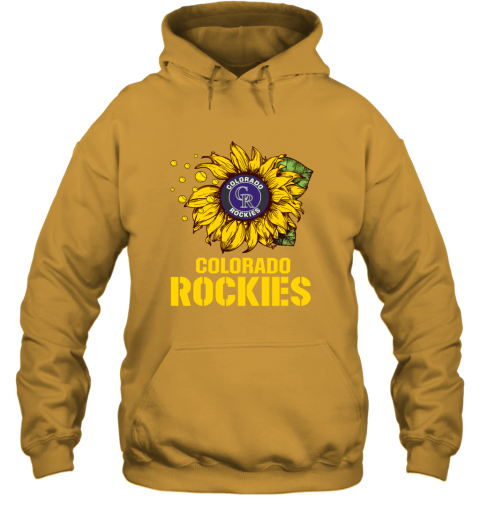 Colorado Rockiers Sunflower MLB Baseball Hoodie