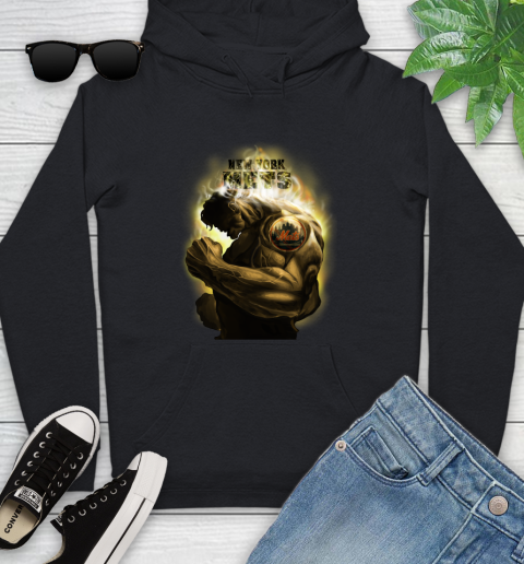 New York Mets MLB Baseball Hulk Marvel Avengers Sports Youth Hoodie