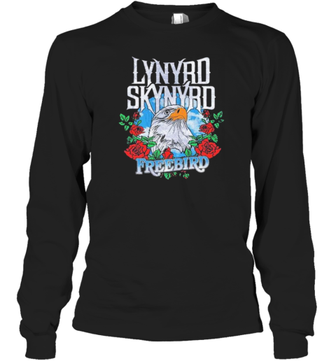 Lynyrd Skynyrd Freebird Eagle Roses Long Sleeve T-Shirt