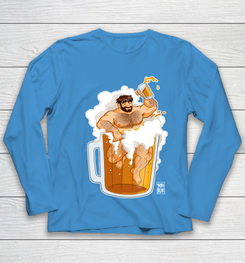 ADAM LIKES A BIG BEER LGBT Gay Pride Youth Long Sleeve 5