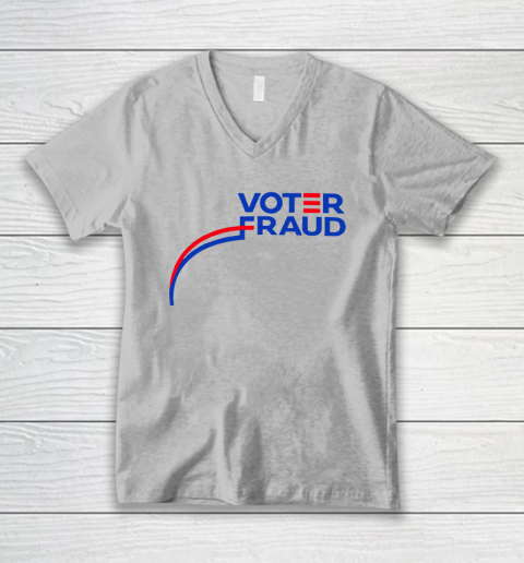 Voter Fraud V-Neck T-Shirt 2
