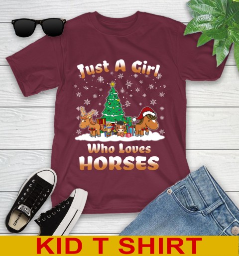 Christmas Just a girl who love horse 101