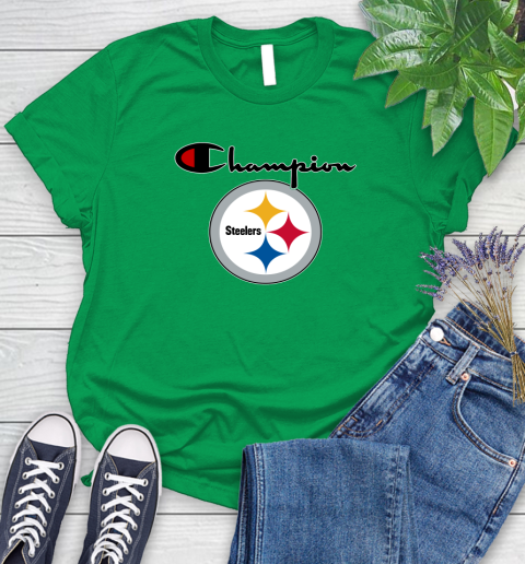 NFL Football Pittsburgh Steelers Champion Shirt Women's T-Shirt 4