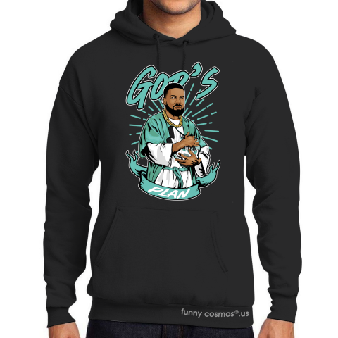 Air Jordan 5 Island Green Matching Sneaker Shirt Drake God's Plan White And Island Green Sneaker Black Tshirt