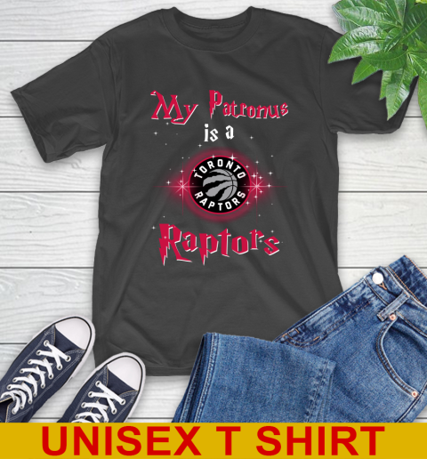 NBA Basketball Harry Potter My Patronus Is A Toronto Raptors T-Shirt