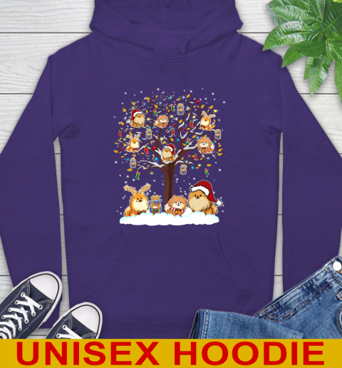 Pomeranian dog pet lover light christmas tree shirt 17