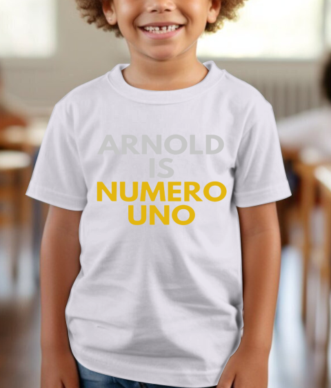 Fans of Schwarzenegger, Arnold is numero uno Youth T-Shirt lnzj fans of schwarzenegger arnold is numero uno youth t shirt 26 front sport grey