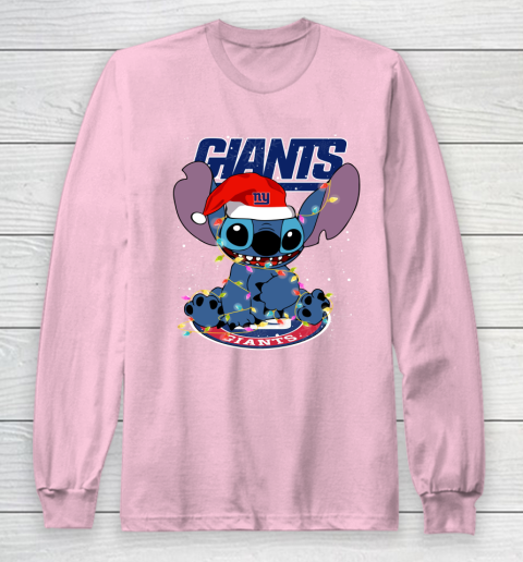 New York Giants NFL Football noel stitch Christmas Long Sleeve T-Shirt 6