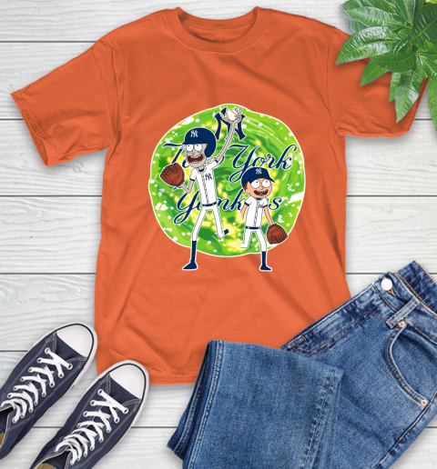 MLB New York Yankees Rick And Morty Baseball Sports T-Shirt 5