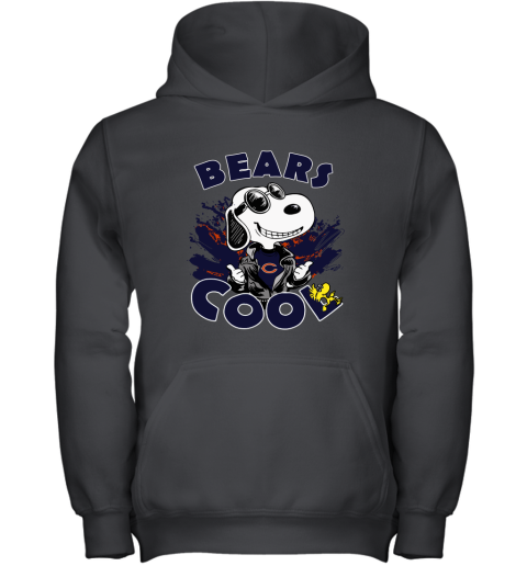 Chicago Bears Snoopy Joe Cool We're Awesome Youth Hoodie