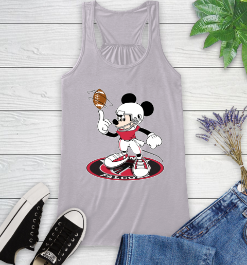 NFL Football Atlanta Falcons Cheerful Mickey Disney Shirt Racerback Tank 5