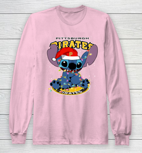 Pittsburgh Pirates MLB noel stitch Baseball Christmas Long Sleeve T-Shirt 6