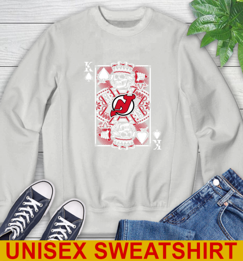 New Jersey Devils NHL Hockey The King Of Spades Death Cards Shirt Sweatshirt 5